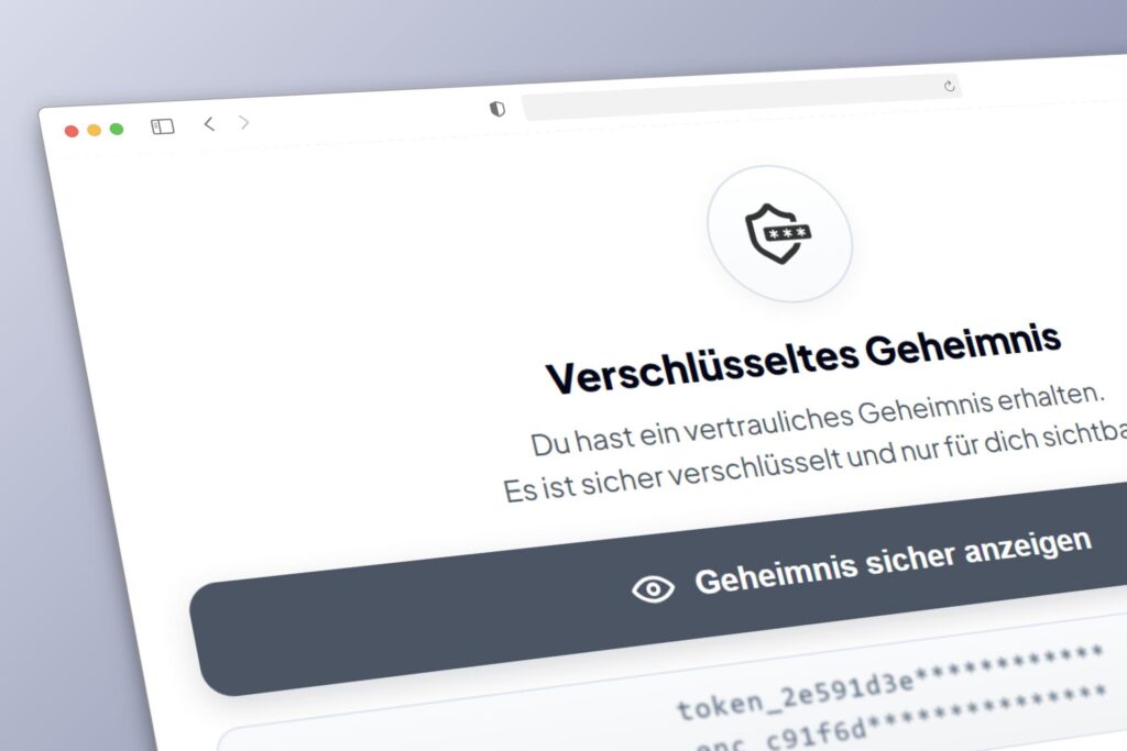 passwort sicher oeffnen einmal link isendpass